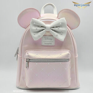 Loungefly Disney Minnie Mouse Pink Pearl Mini Backpack